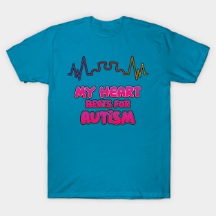 My Heart Beats For Autism T-Shirt